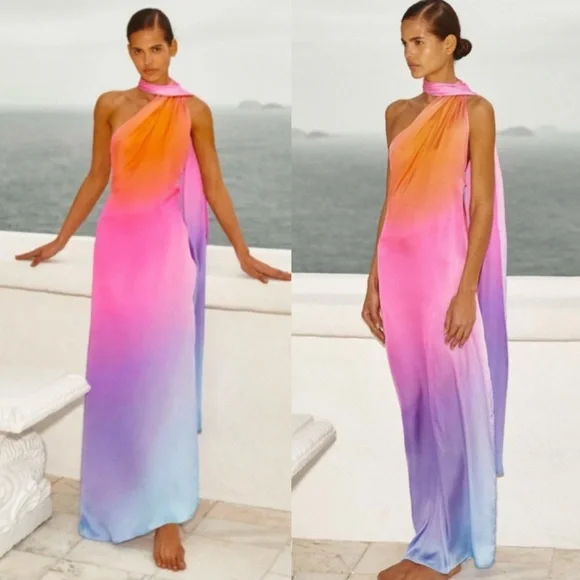 Baobab Ari Ombre Gown in Size Medium - Picture 3 of 14